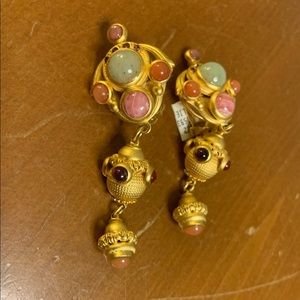 Natasha Stambouli Vintage Dangle Earrings